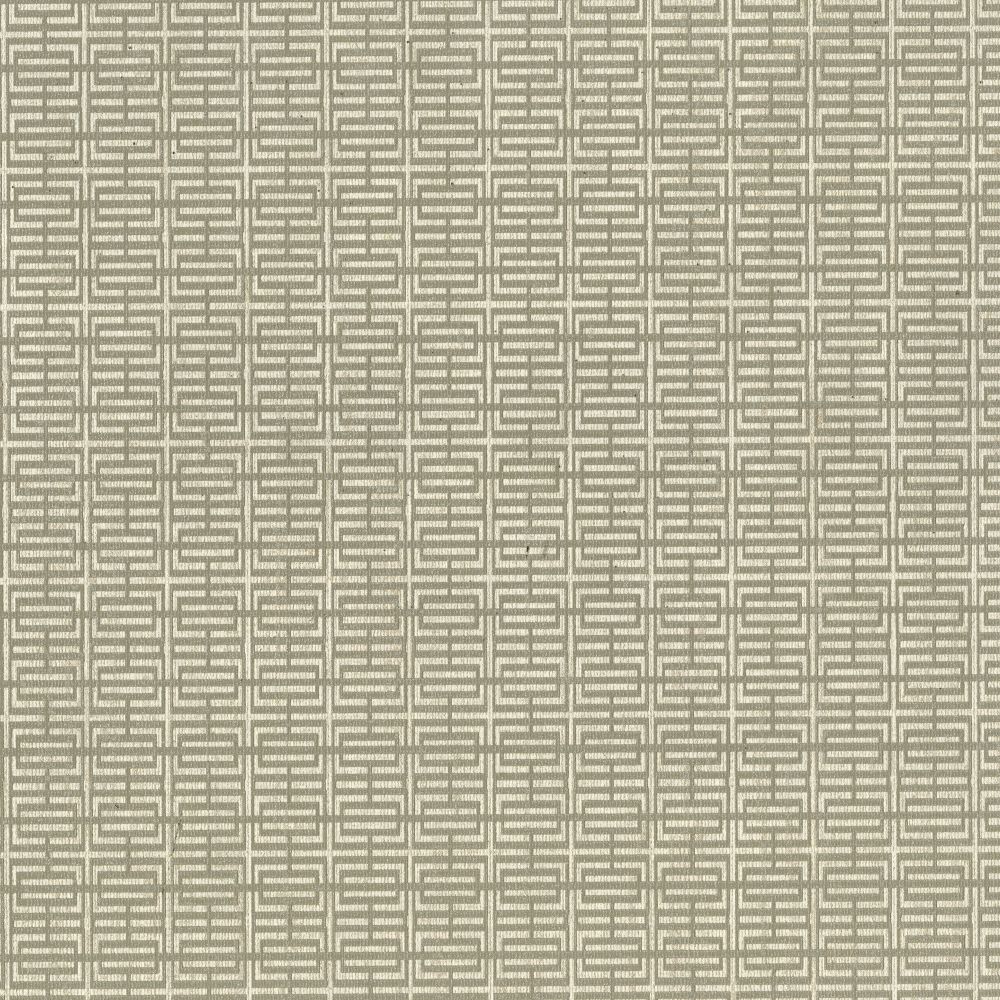 JF Fabrics 8177 33W9091 Wallcovering in Taupe, Gold