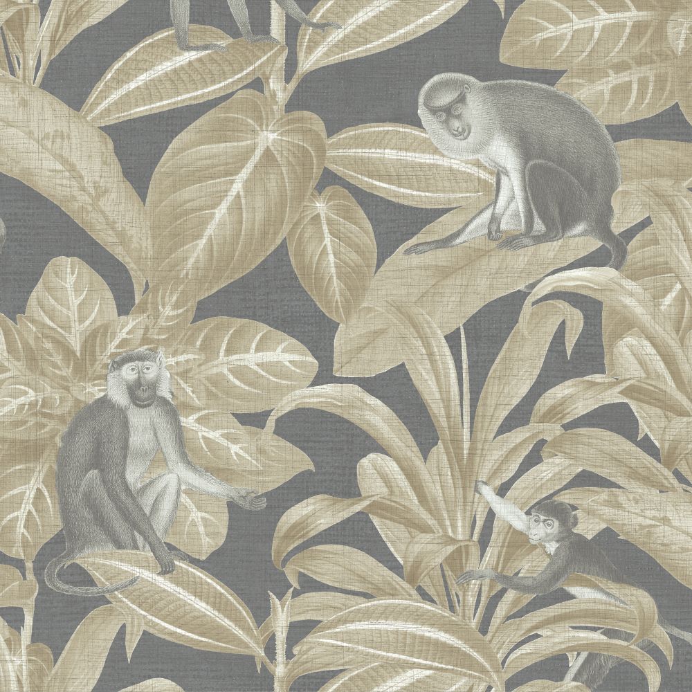 JF Fabrics 8188 97W9081 Wallcovering in Bronze, Taupe, Grey
