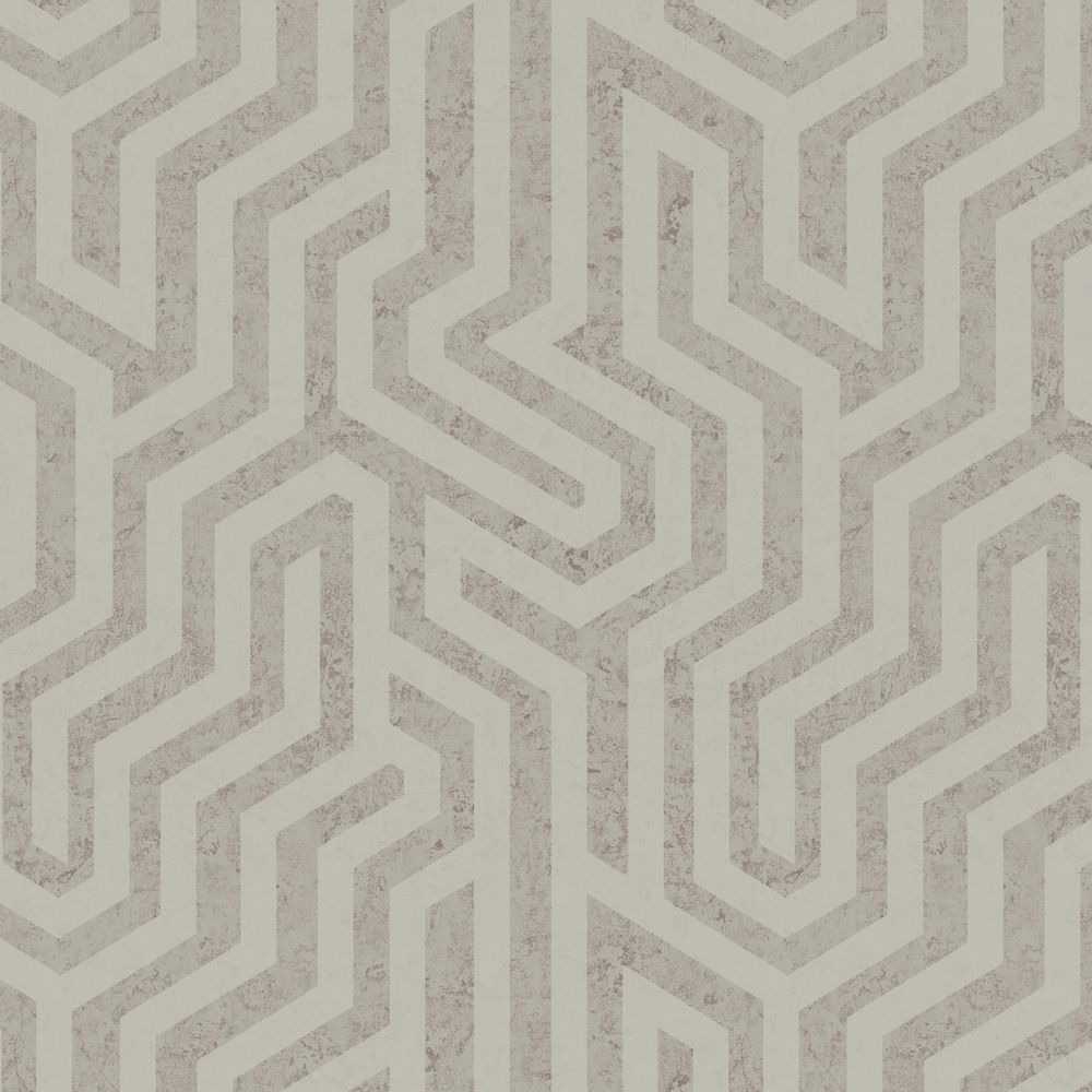 JF Fabric 8223 36W9331 Wallcovering in Grey, Silver
