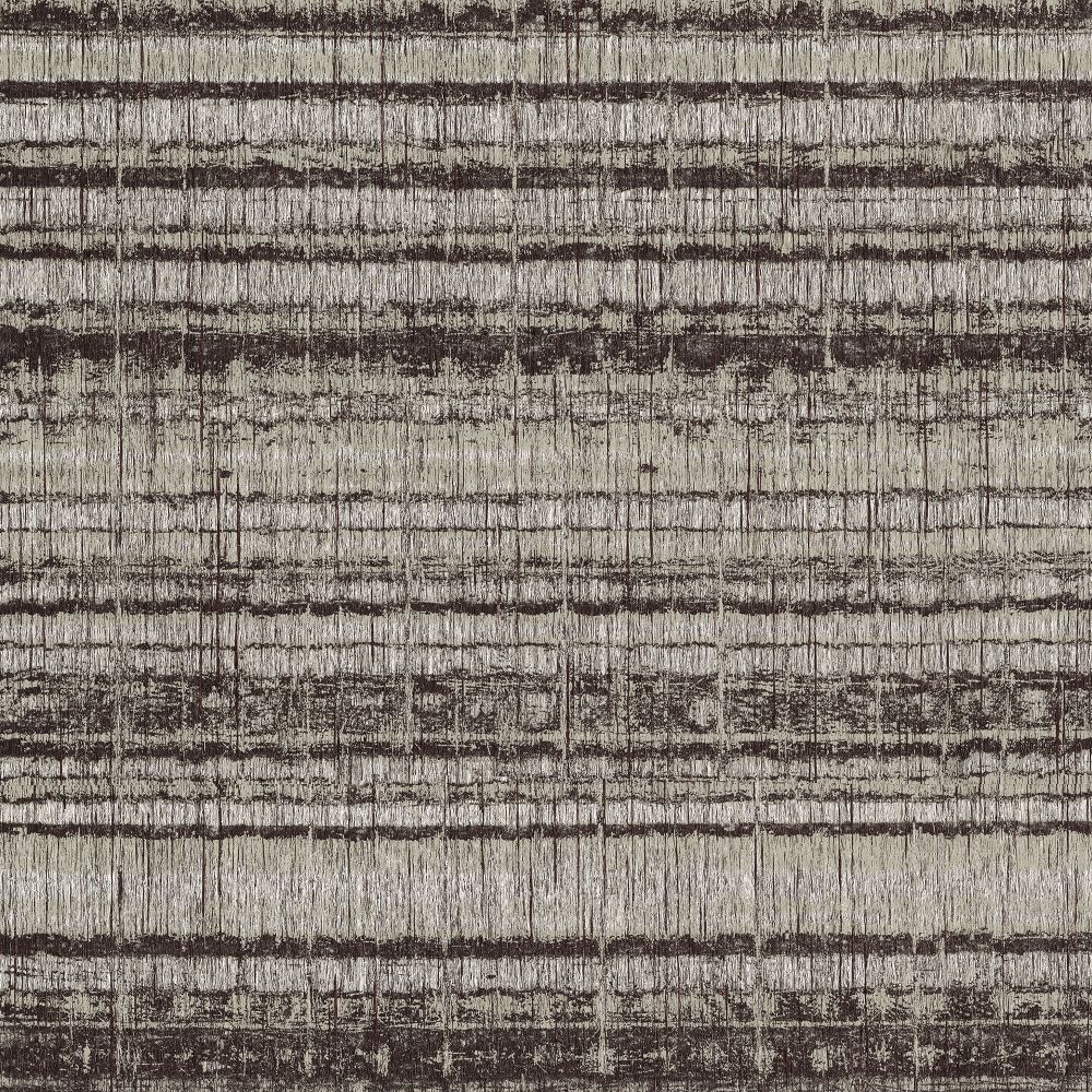 JF Fabrics 9218 98WS131 Indochine Vol. 2 Texture Wallcovering in Brown / Silver