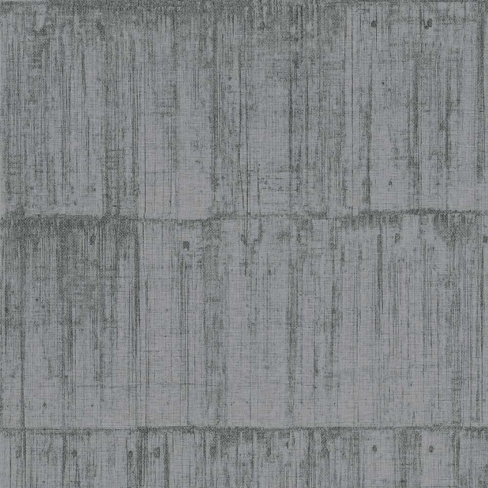 JF Fabrics 9226 94WS131 Indochine Vol. 2 Metallic Wallcovering in Gray / Black / Silver