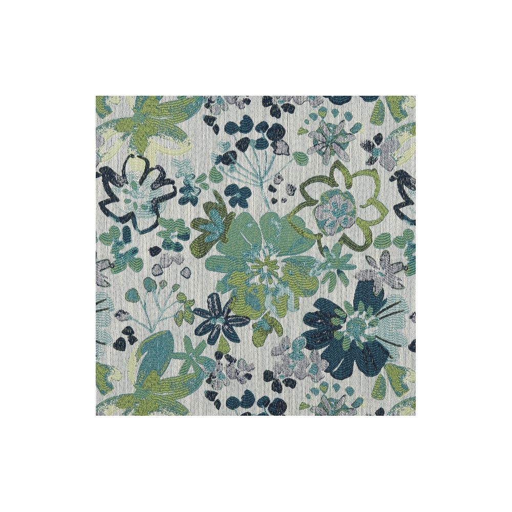 JF Fabric ACE 67J6831 Fabric in Blue,Green