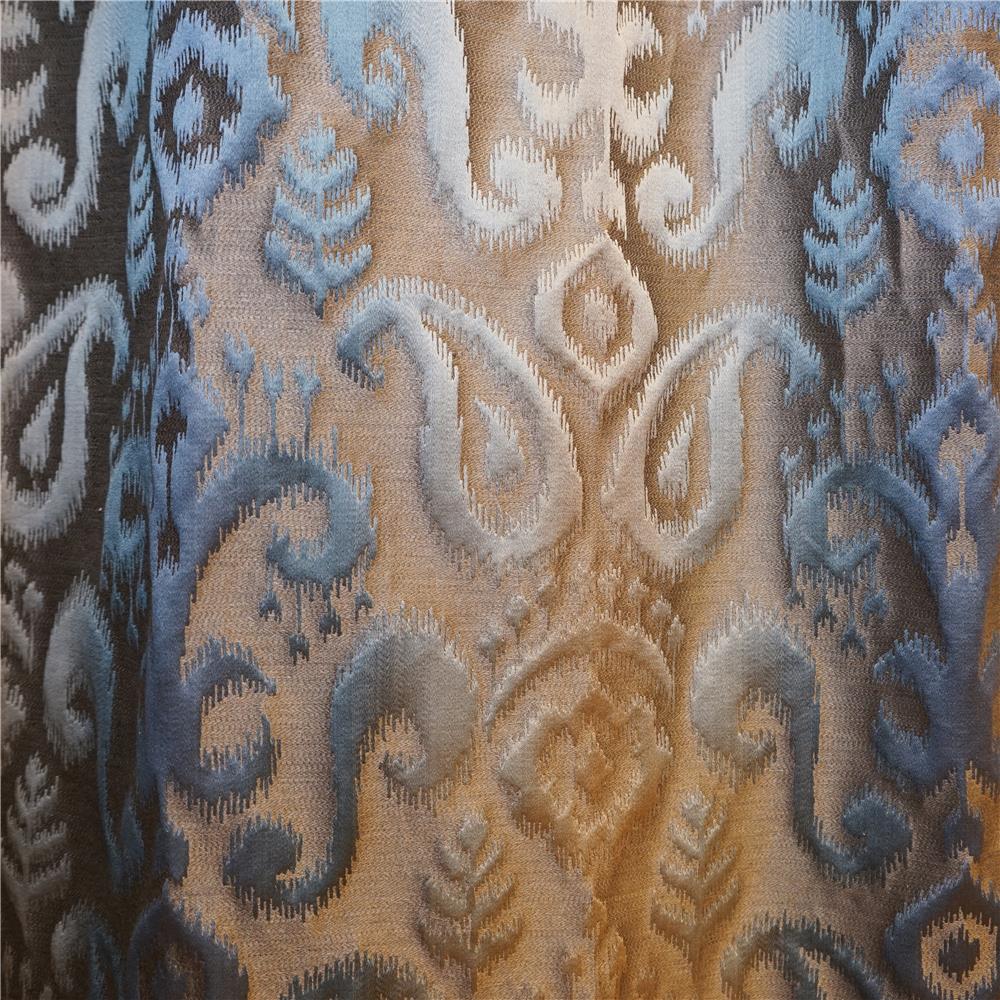 JF Fabrics ADIRONDAK 67SJ101 Fabric in Blue; Brown; Green; Grey; Silver; Multi; Taupe