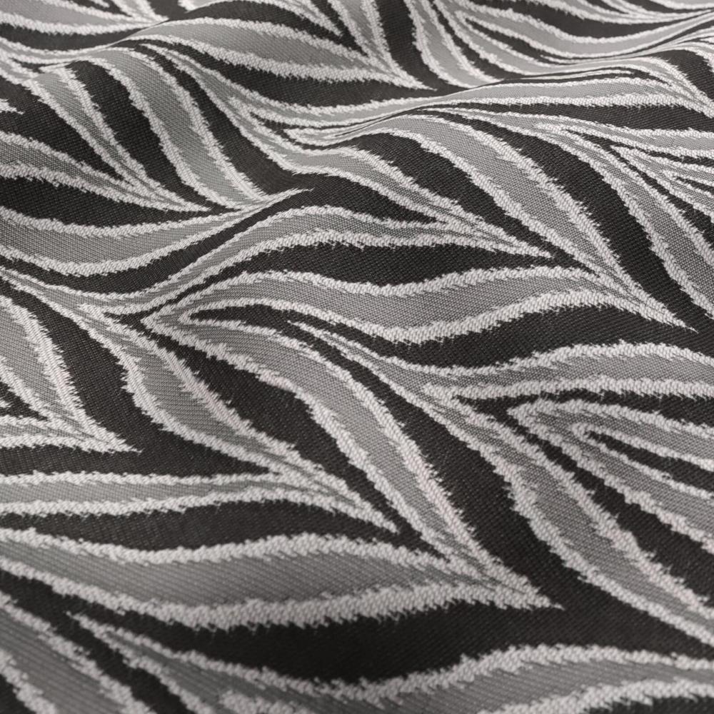 JF Fabric ADRIFT 98J9301 Fabric in Black, Grey, White