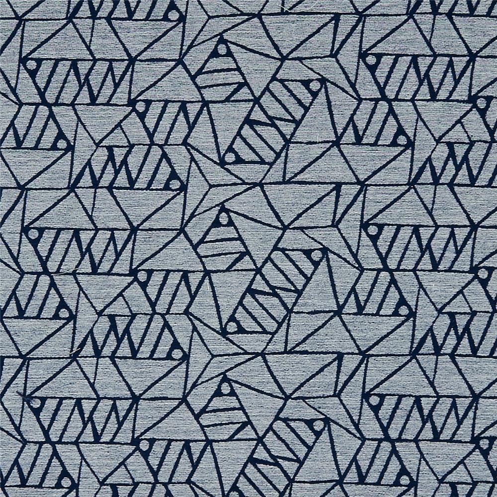 JF Fabrics ADVENTURE 68J8401 Fabric in Blue