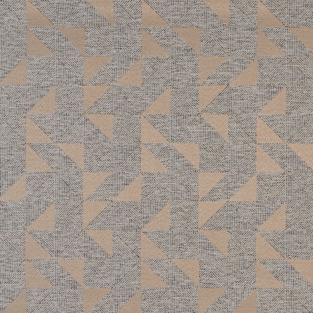 JF Fabrics AHOY 37J8911 Crypton Series 1 Geometric Fabric in Brown / Grey / Black