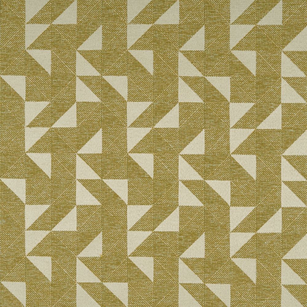 JF Fabrics AHOY 77J8911 Crypton Series 1 Geometric Fabric in Green / Brown