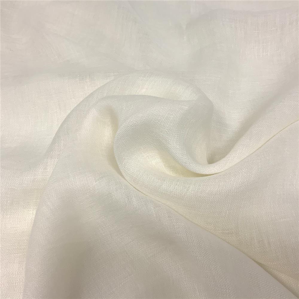 JF Fabrics AIRY 92J8831 Fabric in Off White;  Ivory