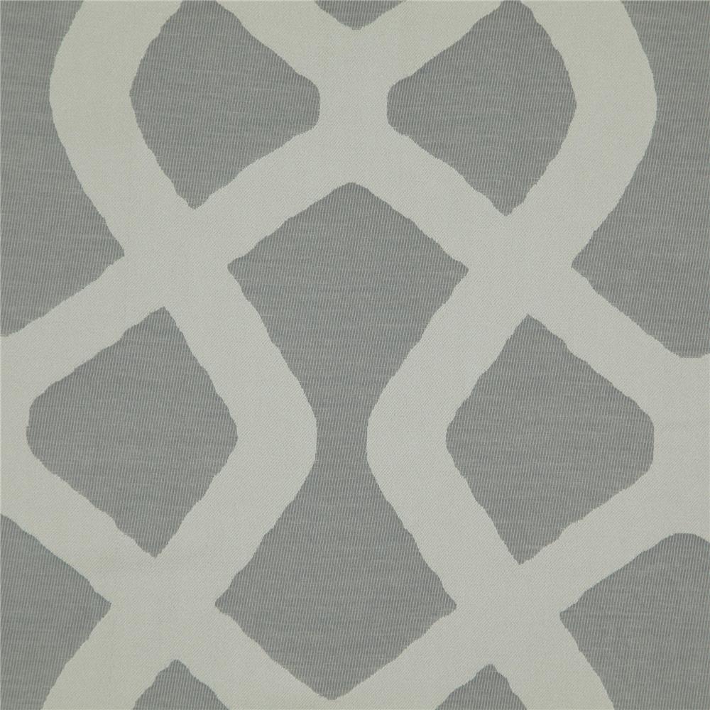 JF Fabrics AMHERST 96J8491 Fabric in Grey; Silver