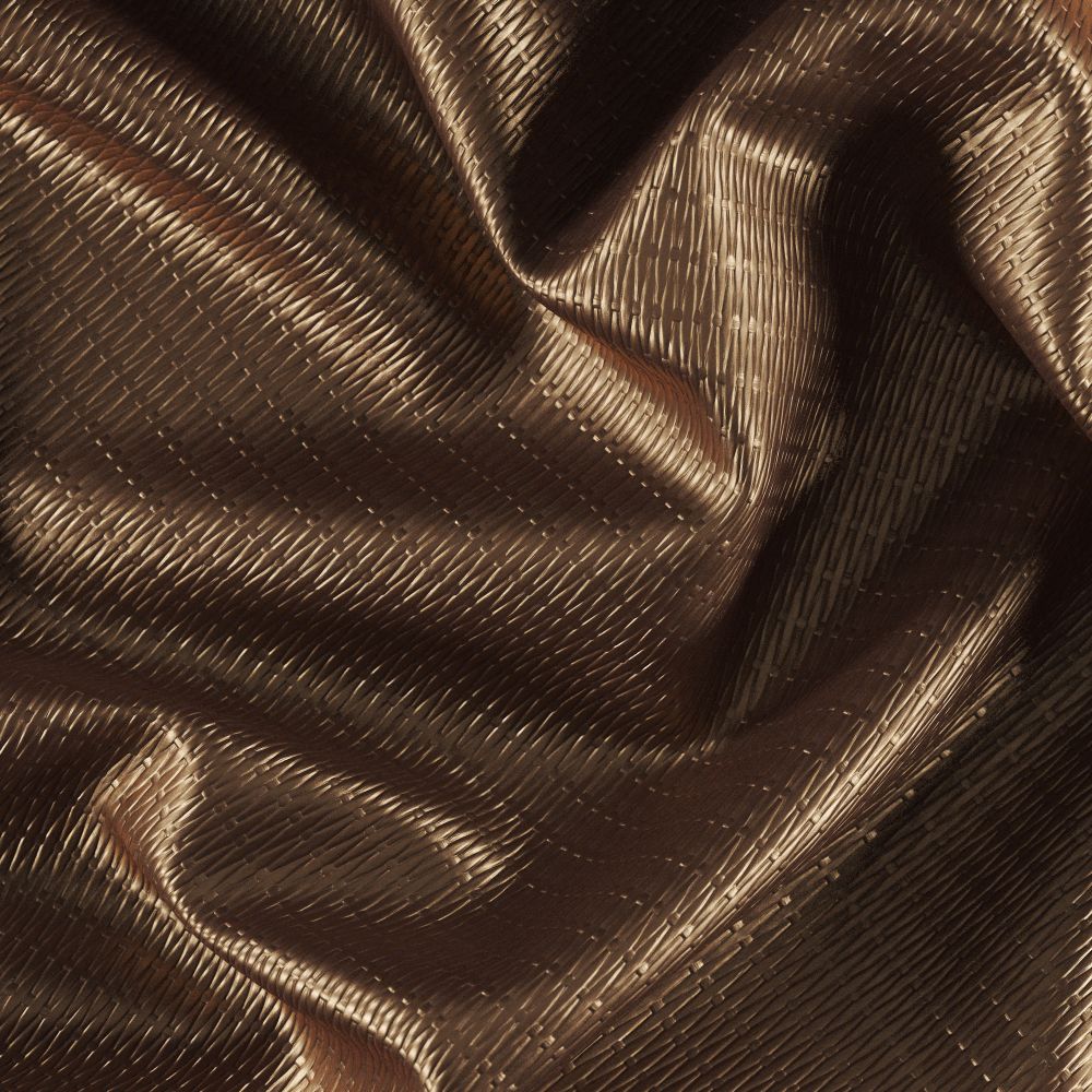 JF Fabrics AMULET 29J9011 Charmed Metallic Fabric in Bronze / Copper