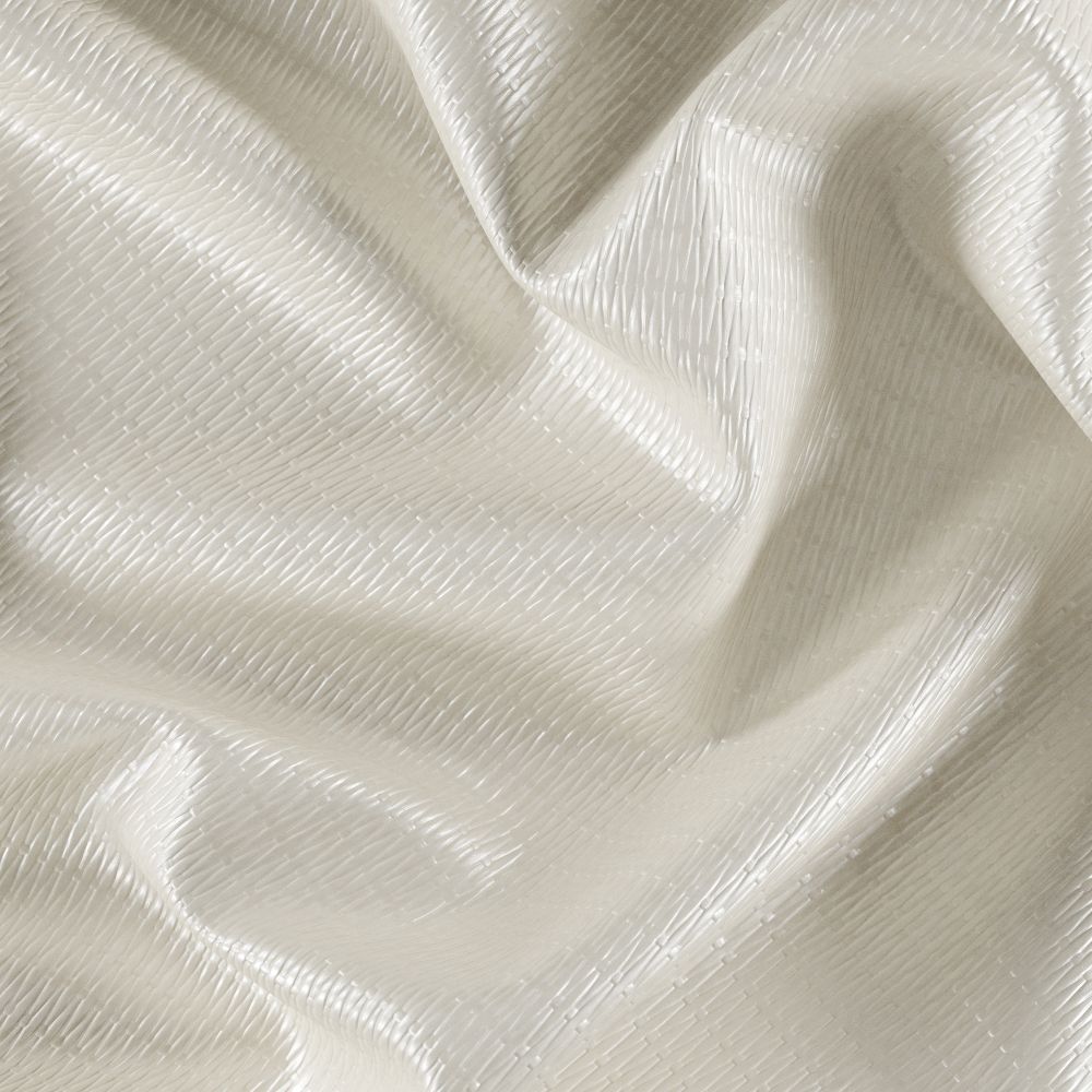 JF Fabrics AMULET 91J9011 Charmed Metallic Fabric in Cream / Ivory