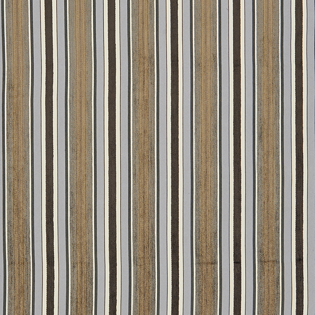JF Fabrics ANCHOR-37 J7861 Chromium Book Multi-Width Stripe Upholstery Fabric