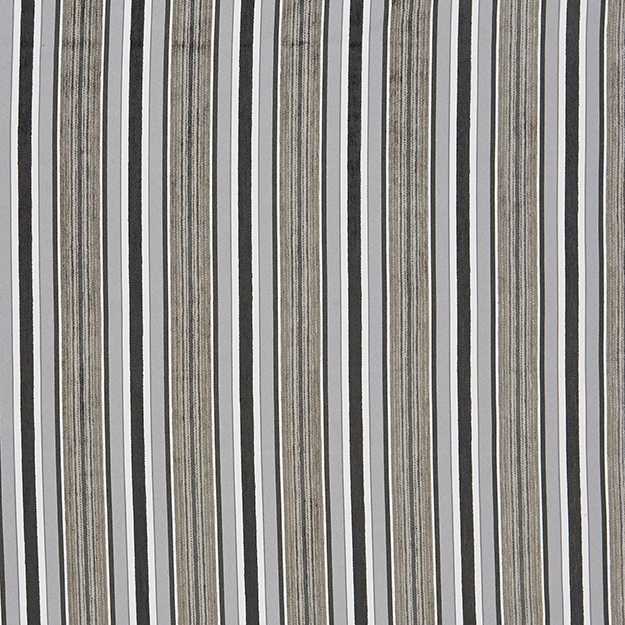 JF Fabrics ANCHOR-95 J7861 Chromium Book Multi-Width Stripe Upholstery Fabric