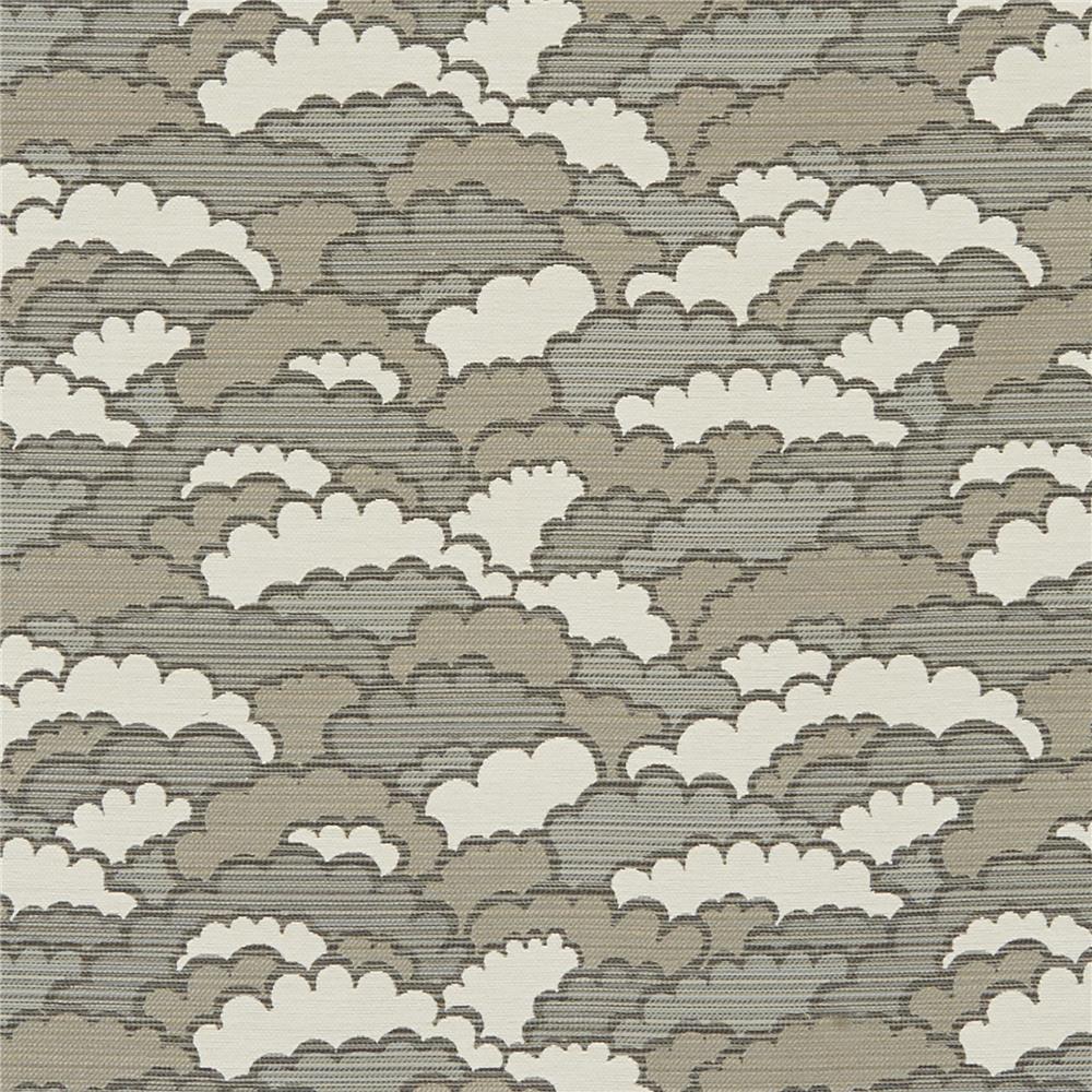 JF Fabrics ARISE 96J8391 Fabric in Grey; Silver