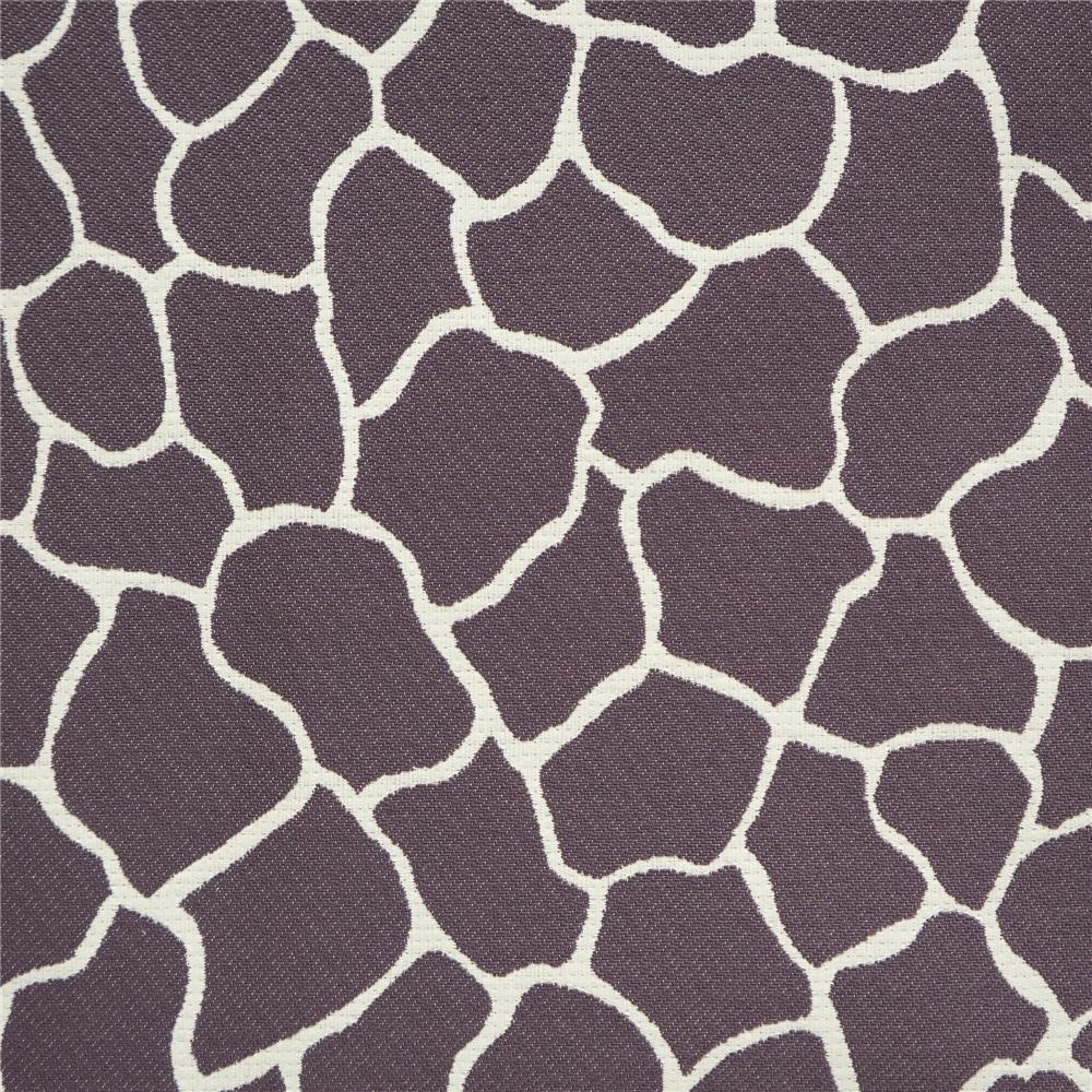 JF Fabric BARNETT 56J6531 Fabric in Creme,Beige,Purple
