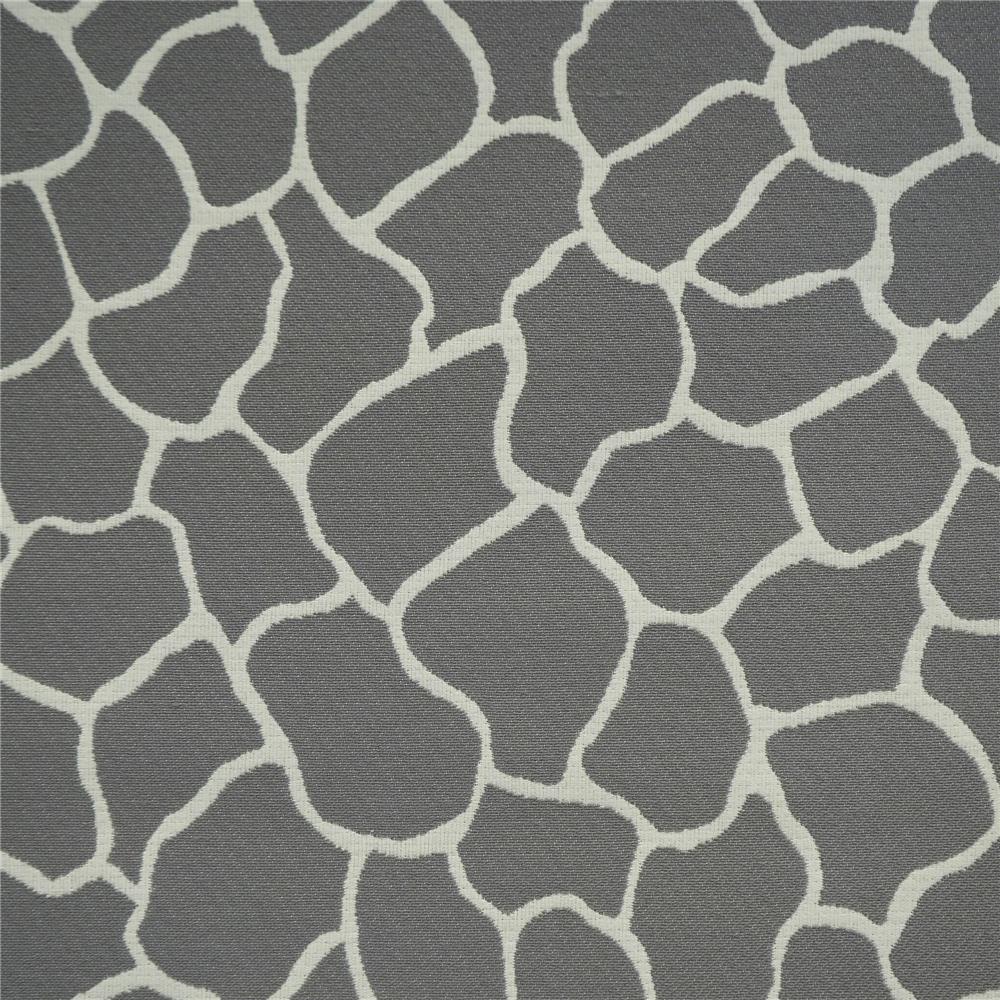 JF Fabrics BARNETT 93J6541 Fabric in Creme; Beige; Grey; Silver