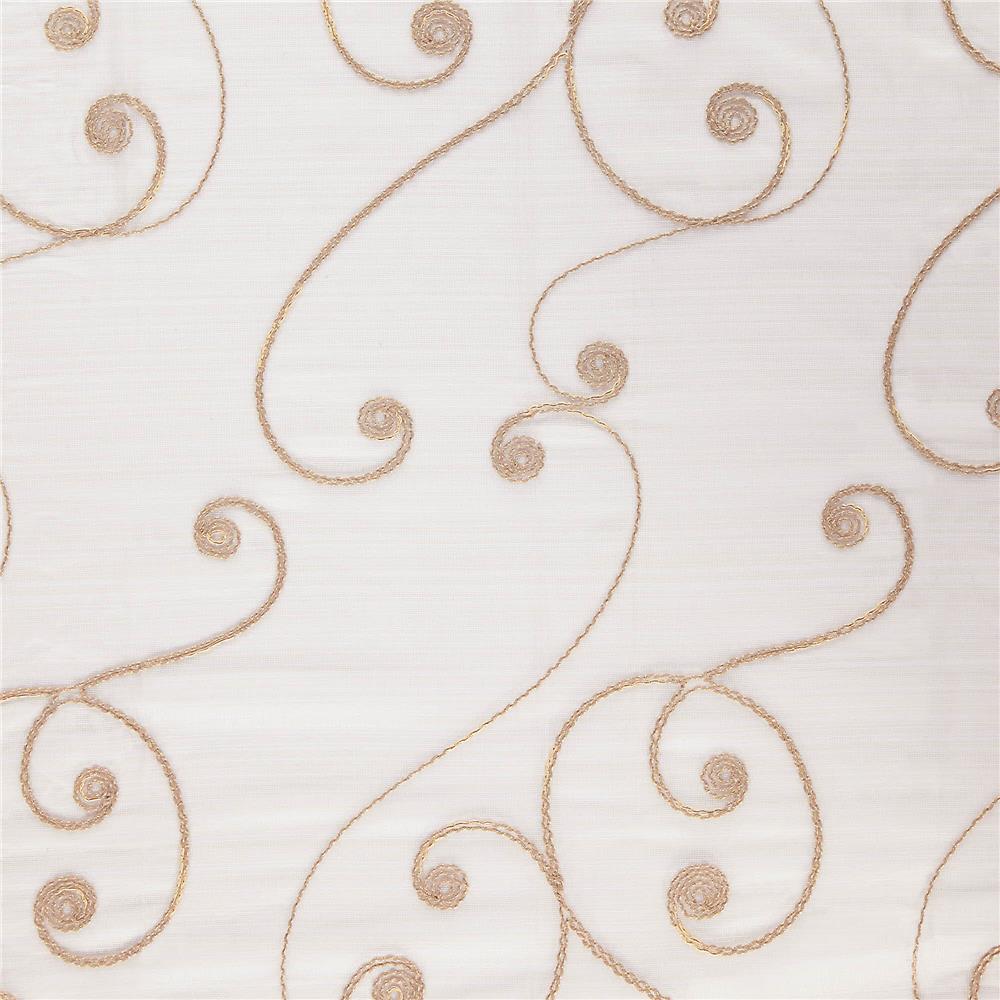 JF Fabrics BASTILLE-33 Embroidered Sheer Embroidered Width 104"/264cm Windows I Drapery Fabric