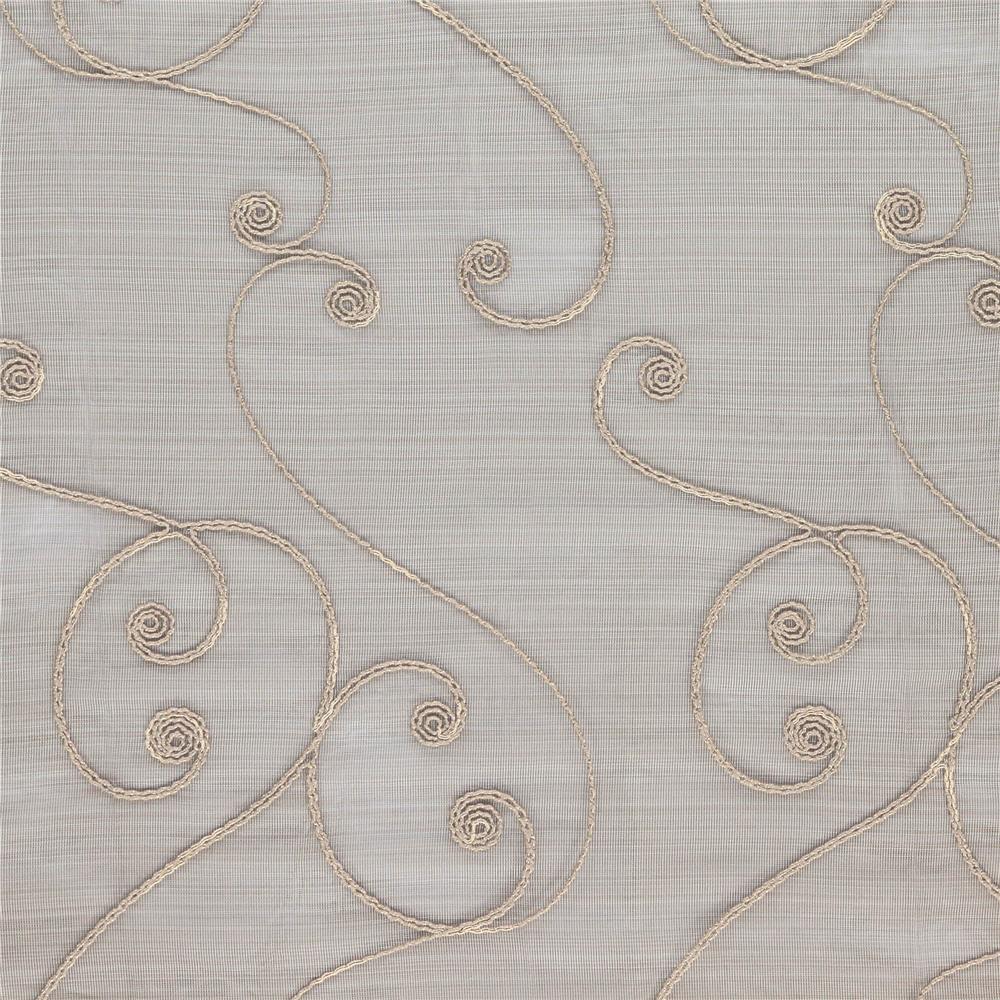 JF Fabrics BASTILLE-36 Embroidered Sheer Embroidered Width 104"/264cm Windows I Drapery Fabric