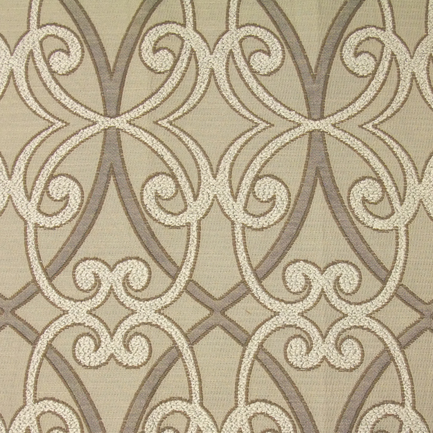 JF Fabrics BEN-32 Ogee / Scroll Upholstery Fabric