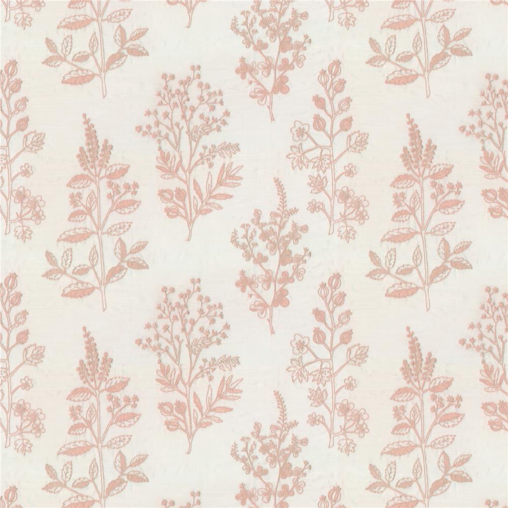 JF Fabrics BOTANY 42J8581 Fabric in Pink
