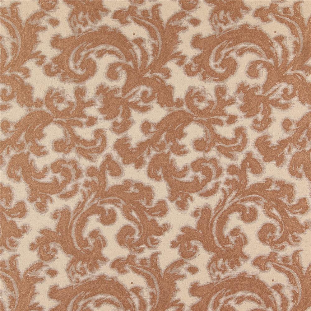 JF Fabrics BRIXTON 37J7311 Fabric in Brown