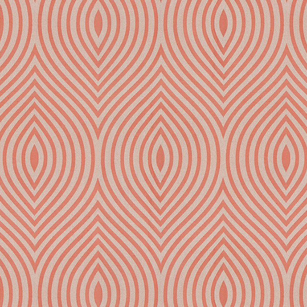 JF Fabric CAVALIER 23J8011 Fabric in Orange/Rust,Pink