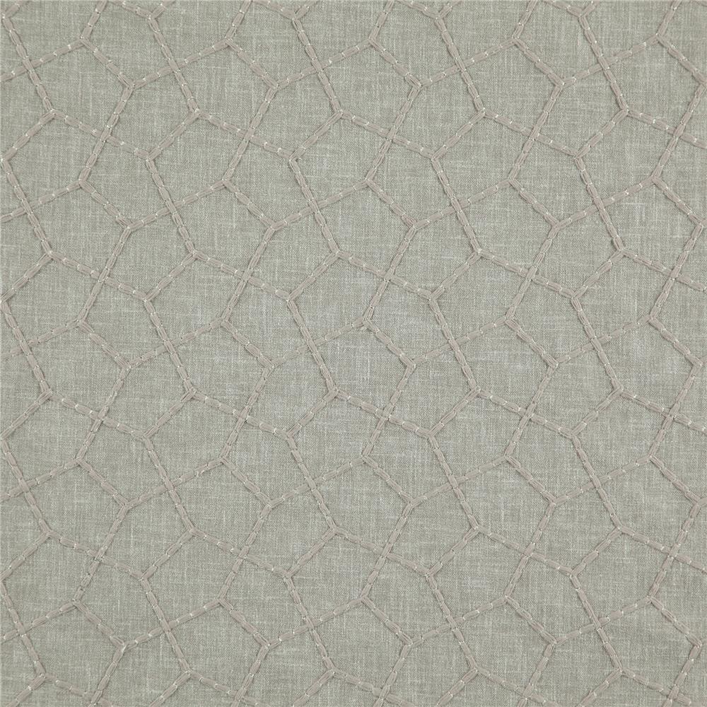 JF Fabrics CELINE 95J8721 Fabric in Grey; Silver; Taupe