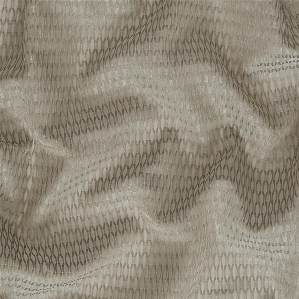 JF Fabrics CHADWICK 98J8231 Fabric in Grey; Silver