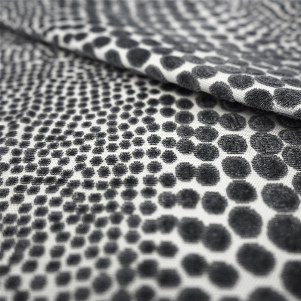 JF Fabrics CHEETAH 98SJ101 Fabric in Grey; Silver