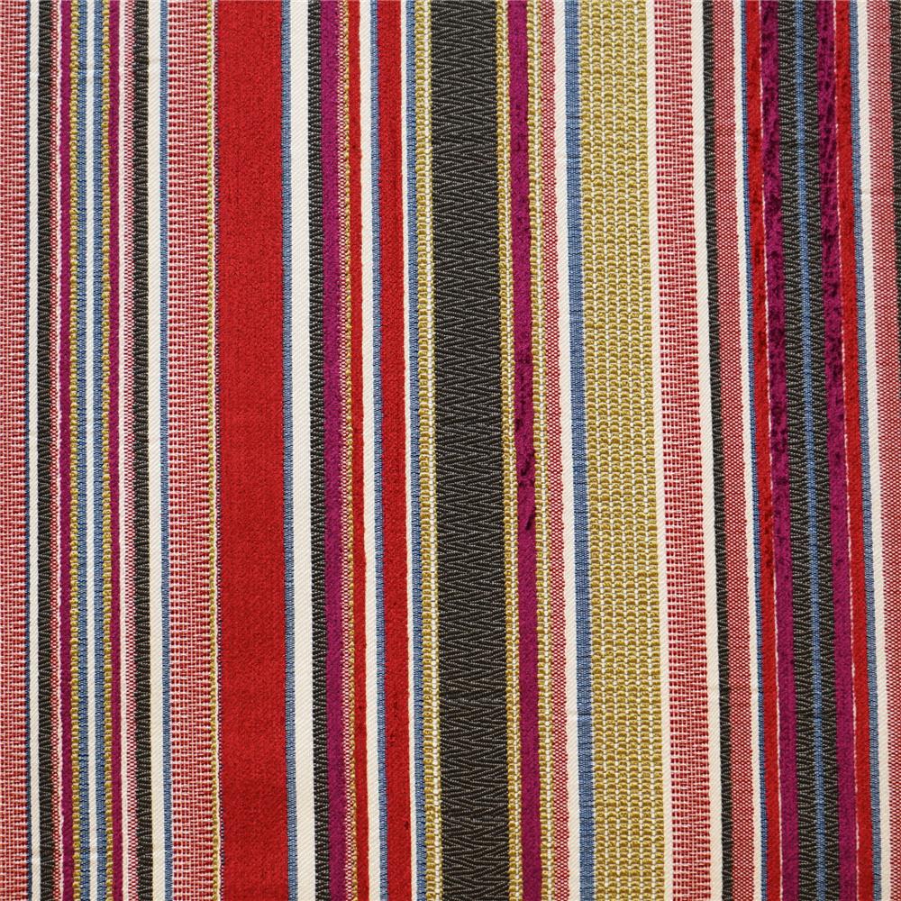 JF Fabrics CHRISTOPHER-45 Multi Stripe Upholstery Fabric