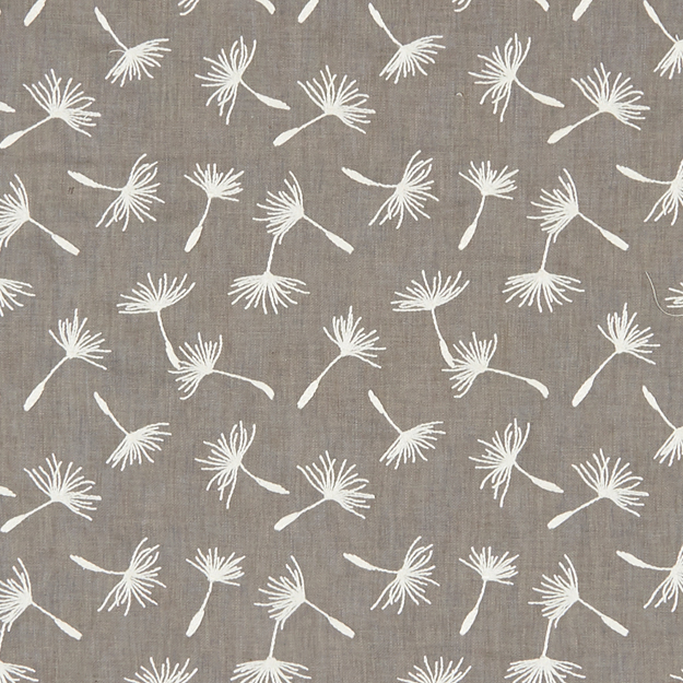 JF Fabric CLOVER 95J8201 Fabric in Grey,Silver