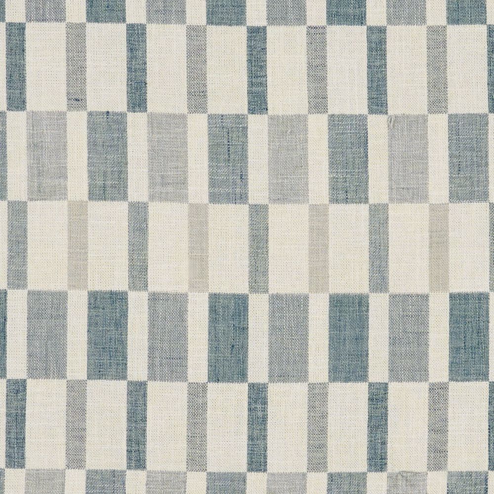 JF Fabric CORALINE 62J9391 Fabric in Blue, Grey, White