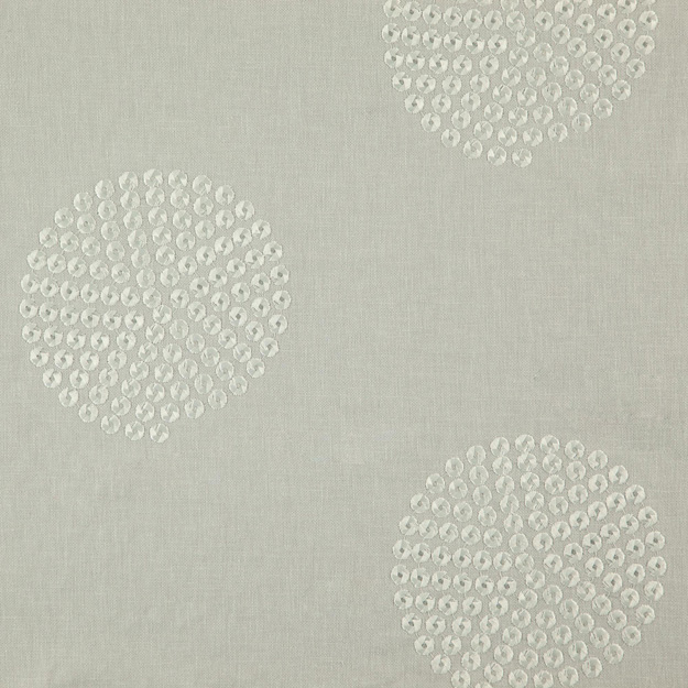 JF Fabrics COREY-51 J7551 Winning Windows Altitude Embroidered Circles Drapery Fabric