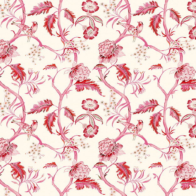 JF Fabrics COTTONWOOD 51J7751 Multi-purpose,Drapery,Decorative Accessories Fabric in Pink