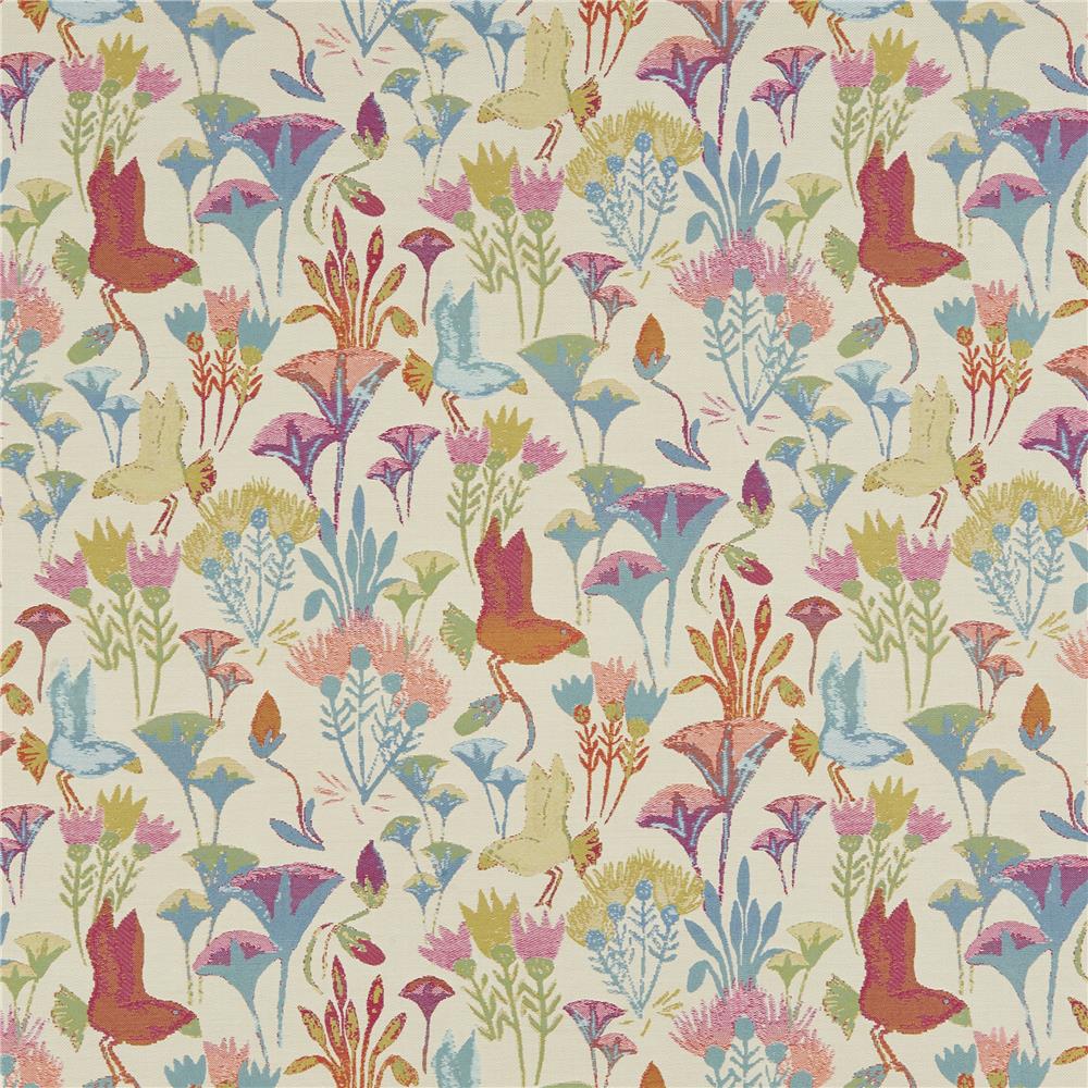 JF Fabric COUNTRYSIDE 63J8401 Fabric in Blue,Multi