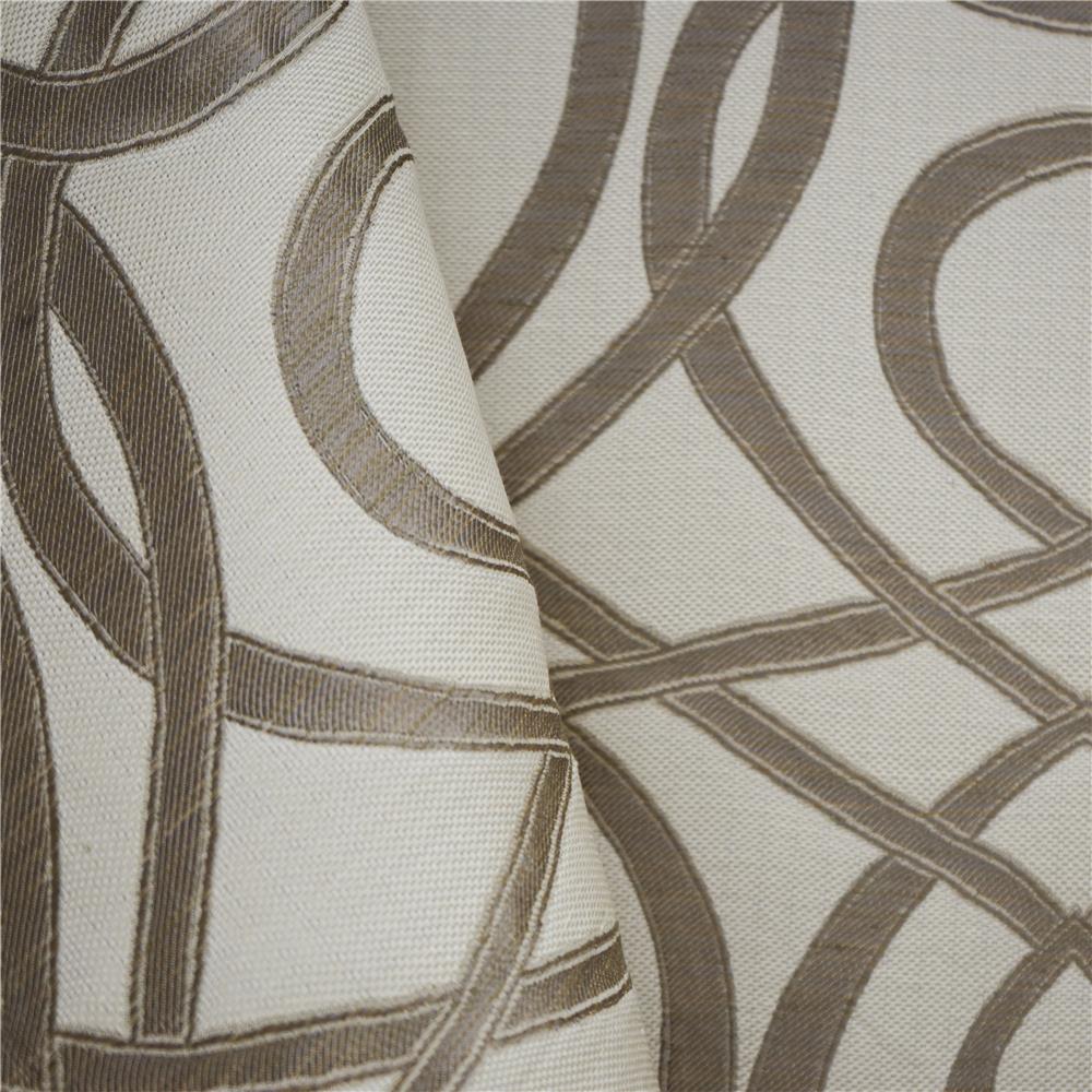 JF Fabrics CYCLONE 31SJ101 Fabric in Brown; Creme; Beige; Grey; Silver; Taupe