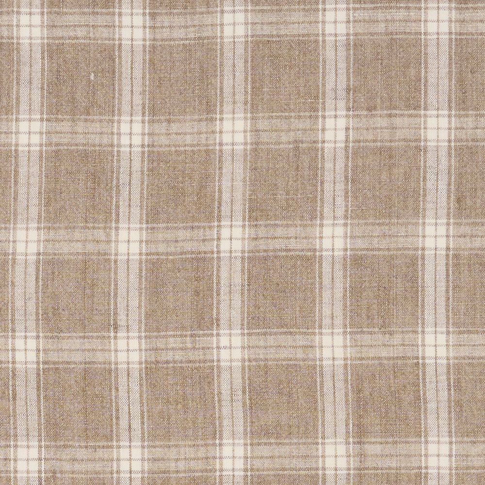 JF Fabrics DAX 38J9391 Fabric in Brown/ Cream