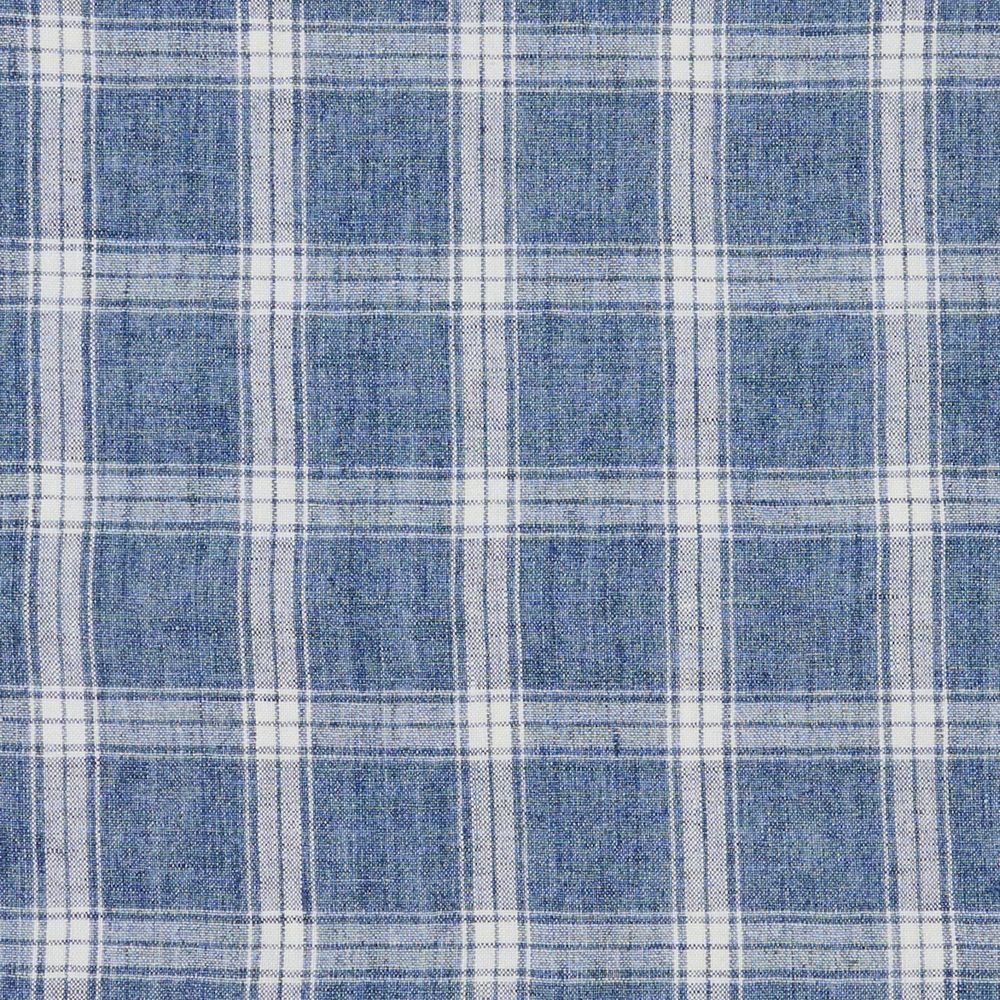 JF Fabrics DAX 68J9391 Fabric in Blue/ White