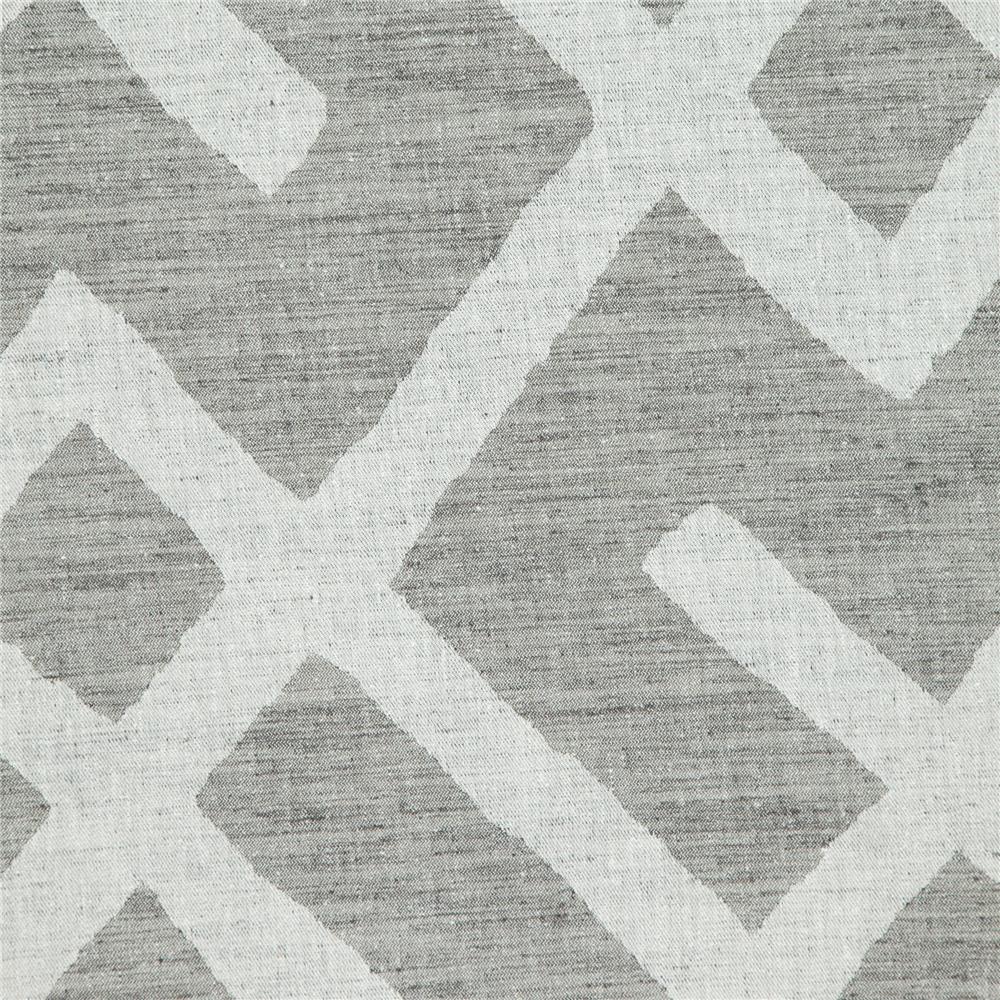 JF Fabrics DISCOVERY 94J8491 Fabric in Grey; Silver