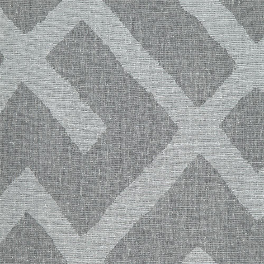 JF Fabrics DISCOVERY 97J8491 Fabric in Grey; Silver