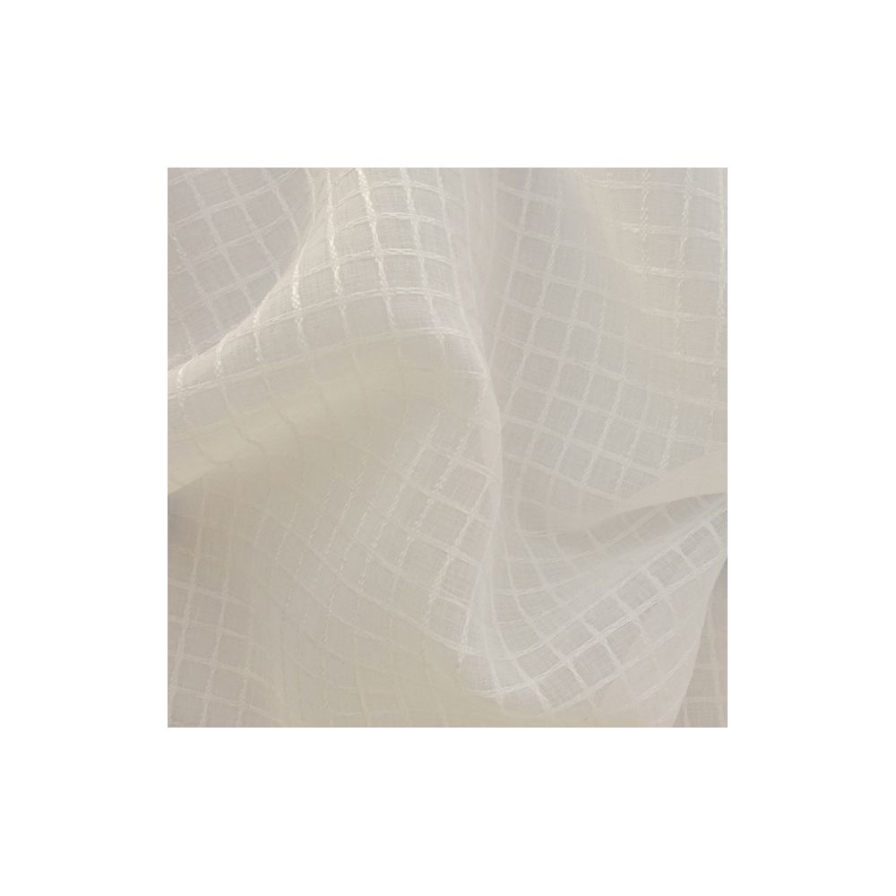 JF Fabrics ELISE-90 Sheer Check Drapery Fabric