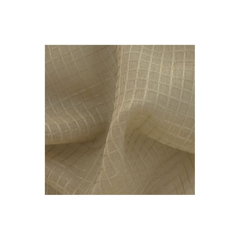 JF Fabrics ELISE-95 Sheer Check Drapery Fabric