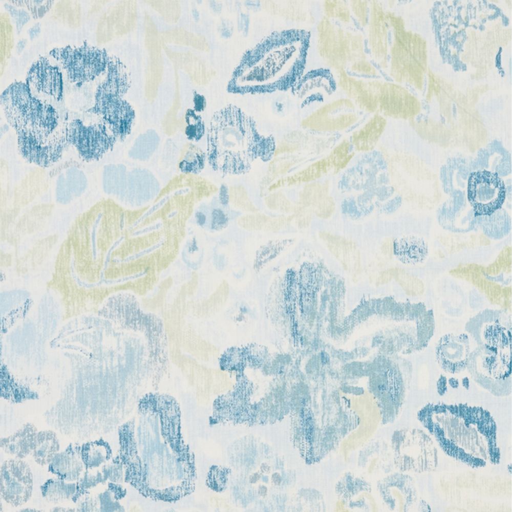 JF Fabric EVERLY 64J9431 Fabric in Blue, Green