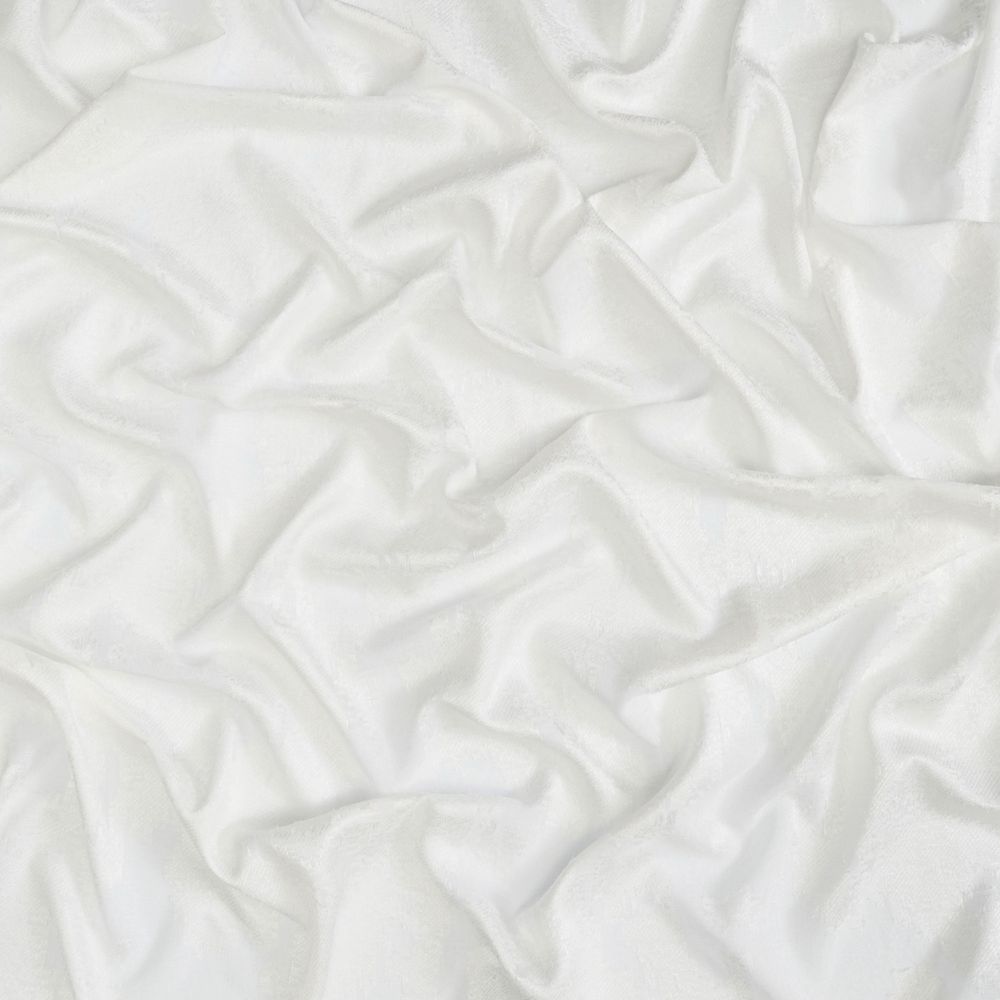JF Fabrics FLUID 91J9001 Cloud Nine Texture Fabric in White
