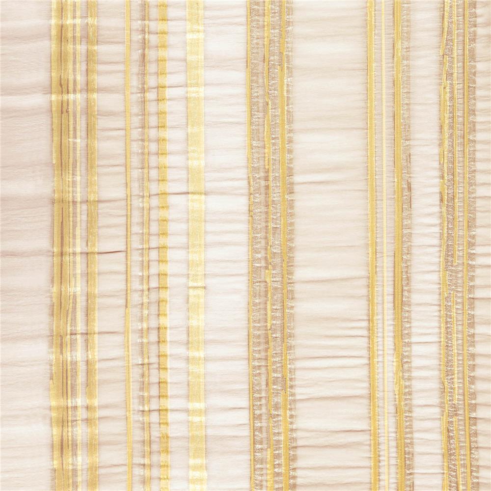 JF Fabrics GENOVIVE 18J7281 Fabric in Yellow; Gold