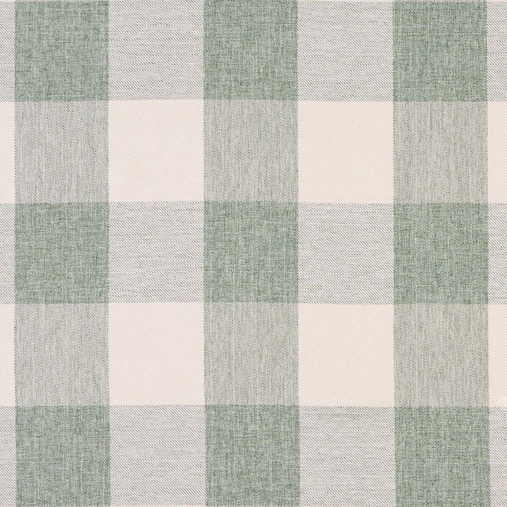 JF Fabrics GRANBY 76J9431 Fabric in Green/ White