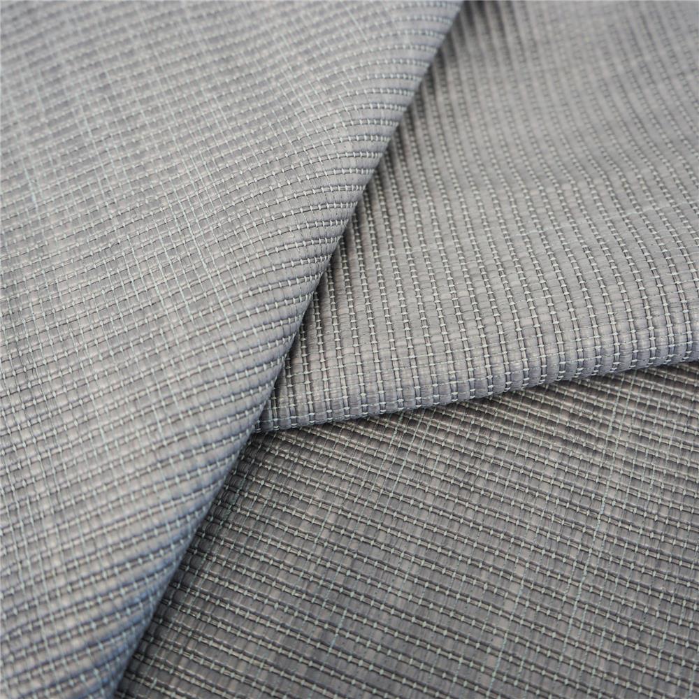JF Fabrics GRID 94SJ101 Fabric in Grey; Silver