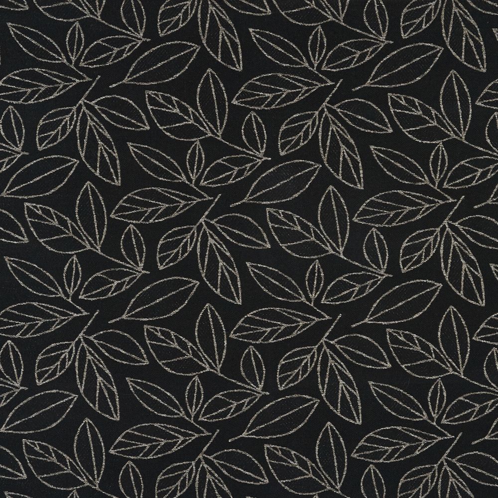 JF Fabrics GROWTH 97J8911 Crypton Series 1 Novelty Fabric in Black / Grey