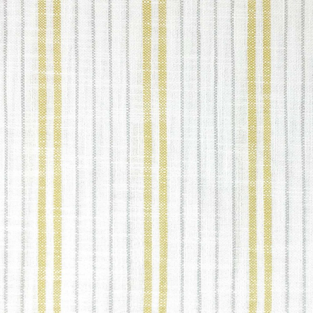 JF Fabric HALIBURTON 16J9411 Fabric in Yellow, White, Grey