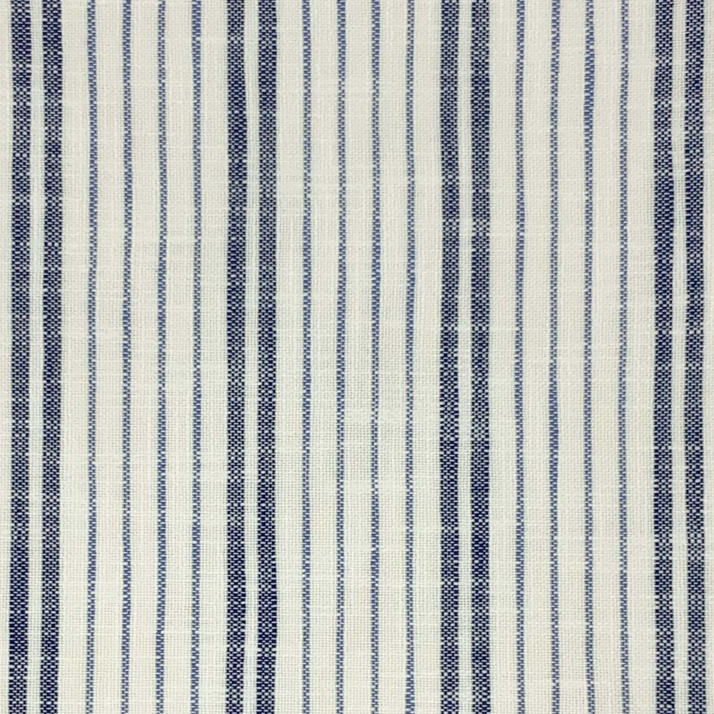 JF Fabrics HALIBURTON 67J9411 Fabric in Blue/ Navy/ White